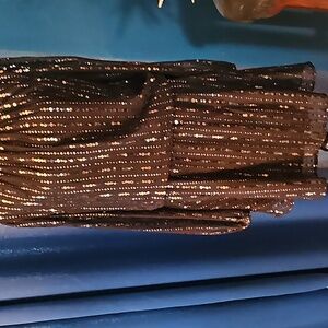 White House Black Market - NWT - Sequin Blouson - Multi Sequin On Black - XL